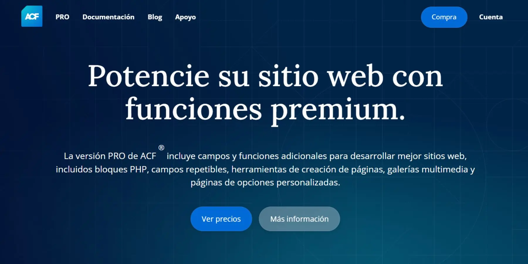 plugin-de-pago-acf-pro-complemento-advanced-custom-fields