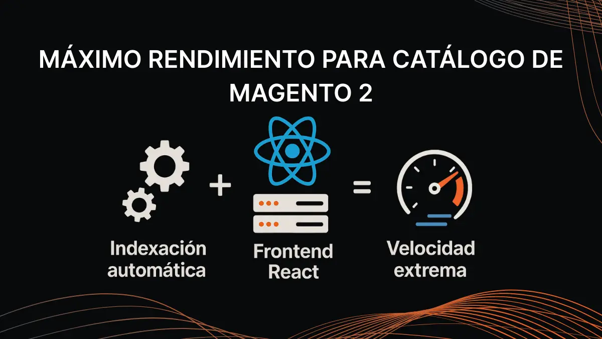 Sistema indexación caché gestión catálogo Magento 2 optimización velocidad