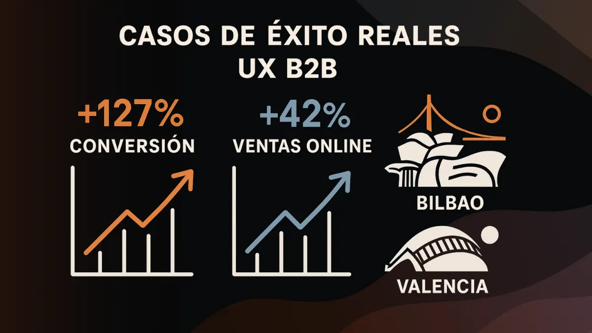 Casos de éxito reales de personalización UX B2B en empresas españolas