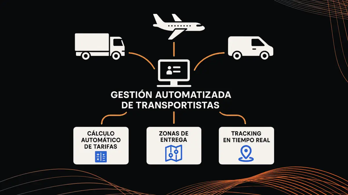Integración automatizada de múltiples transportistas en Magento 2 para optimización logística mayorista
