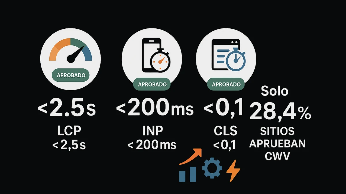 Core Web Vitals y métricas de rendimiento móvil en Magento 2 Mobile First