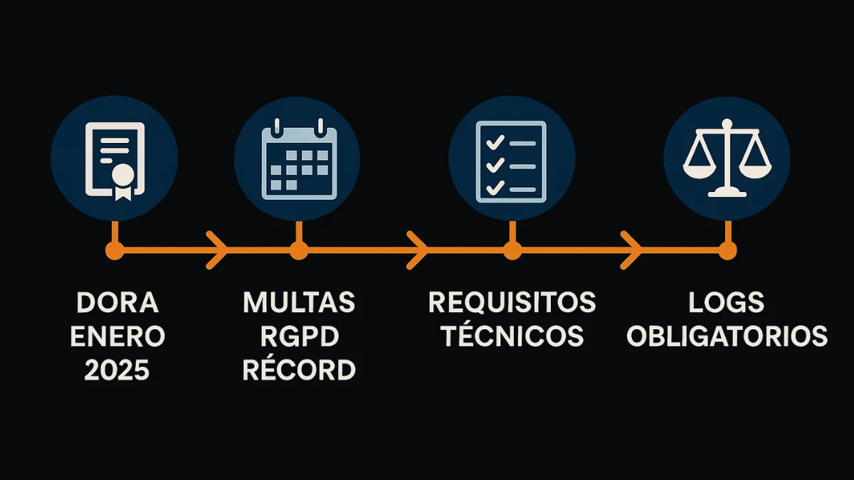 Esquema de cumplimiento legal DORA y RGPD para empresas B2B con Magento 2