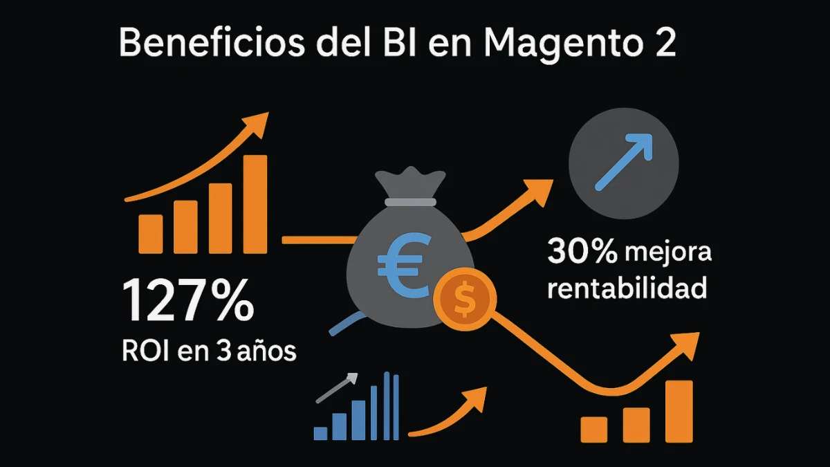 Resultados y ROI del Business Intelligence en Magento 2 para empresas B2B