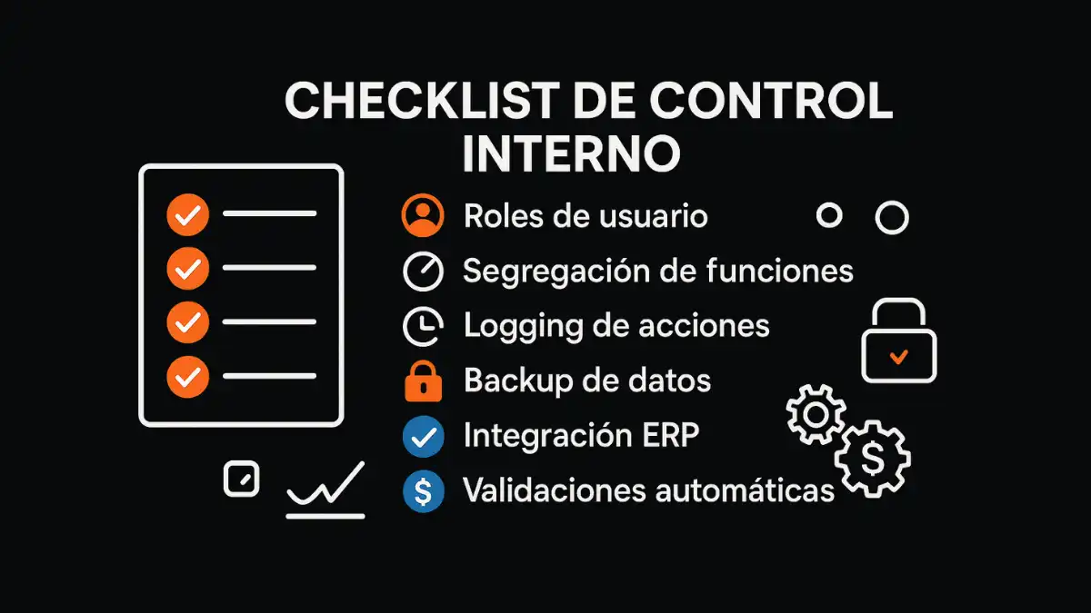 Checklist Magento 2 SOX ready controles internos compliance financiero