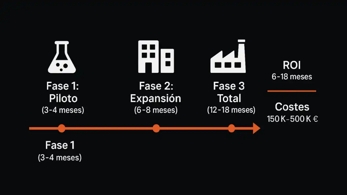 Implementación Magento 2 edge computing fases proyecto manufactura