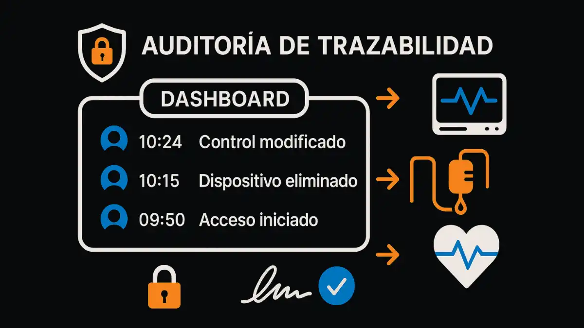 Magento 2 FDA compliance audit trails trazabilidad dispositivos médicos
