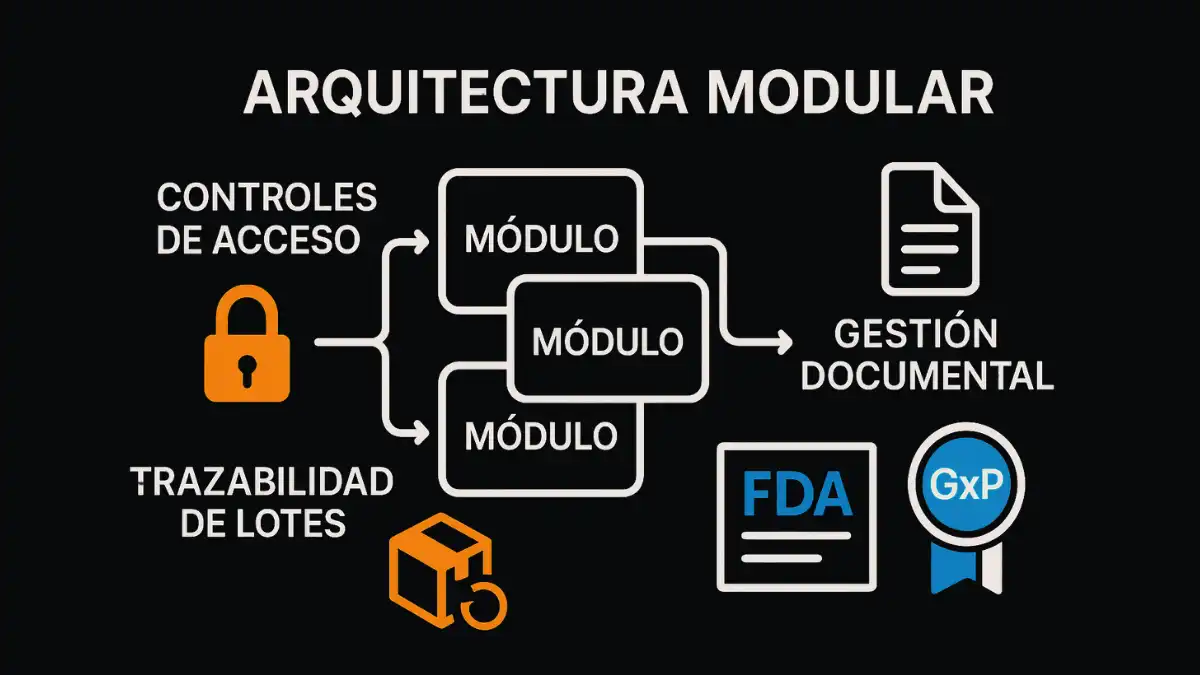 Magento 2 GxP compliance arquitectura modular dispositivos médicos